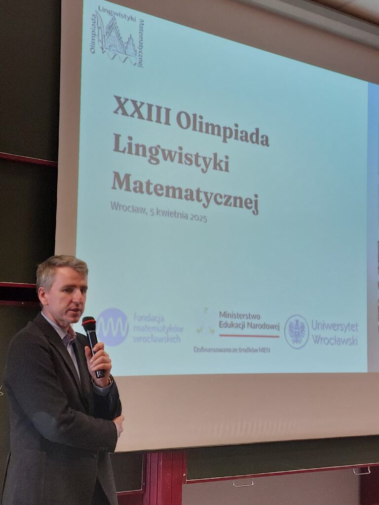 Finał OLM wystąpienie Dziekana WMI UWr